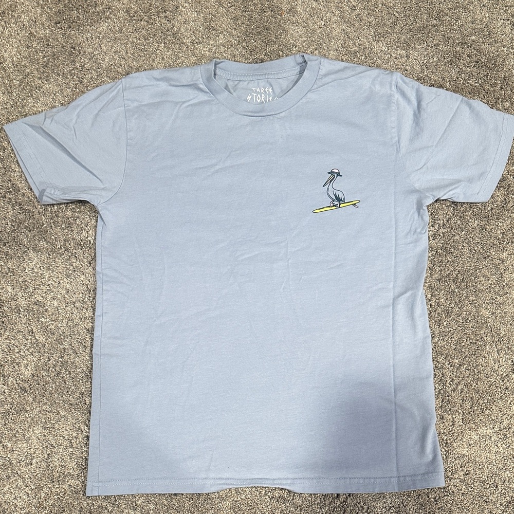 Men's Light Blue Surf Tee
